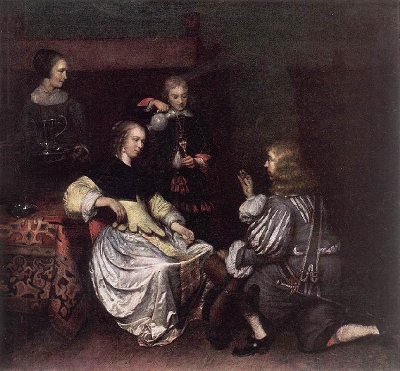 NETSCHER, Caspar The Lace-Maker syy oil painting picture